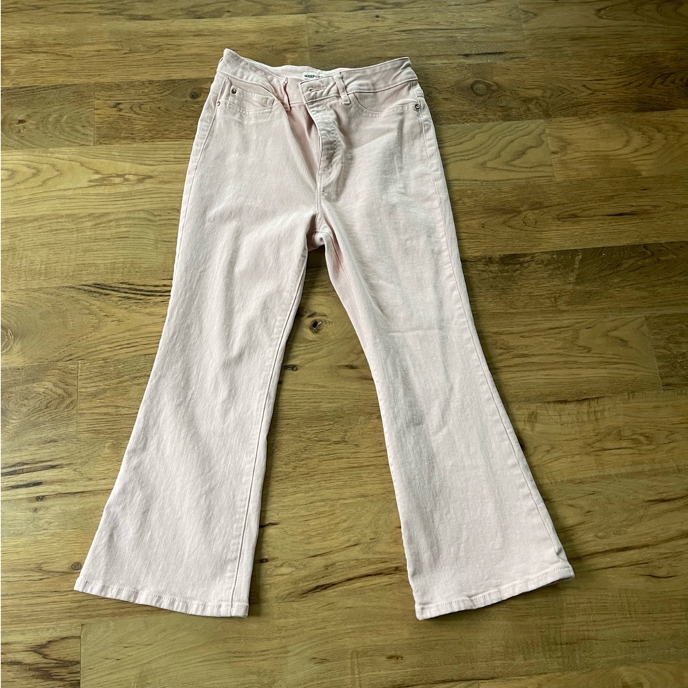 Light Pink Flare Jeans